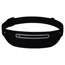 D.FAVE 實用跑步腰帶 腰包 A, 1個, 黑色