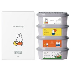 온다숲 미피 천연 습기제거제 4종 세트, 1.2kg, 1세트
