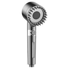 스프렉스 수압상승 온오프 필터 샤워기헤드, 1개, 그레이