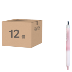 TEMPO 節奏牌 果凍雙珠中性筆 0.38mm, 紅色, 1組