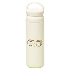 BUSHILGAMJA 不鏽鋼馬鈴薯吐司保溫保冷隨行杯, 500ml, 1個, 混色