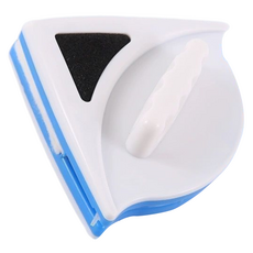 榮光市場柔軟雙面磁鐵玻璃清潔器, 1個, 藍色