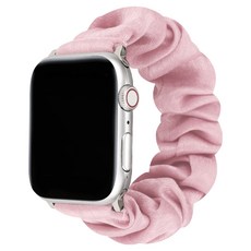 우먼스9999 스크런치 밴드, 로즈쿼츠, 애플워치 38 / 40 / 41mm, 10 42mm