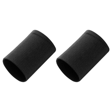 LUMION 運動涼感護腕 2入, 1個, 黑色