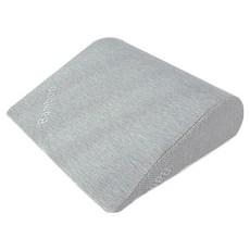 수면잠 역류방지 허리 쿠션 베개, 연그레이, 1개