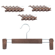 Codis 無痕防滑高級褲架, 15個, 棕色