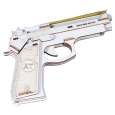 넥트론 물리 과학실험 DIY 키트 고무줄 총 200 x 135 x 60 mm, 1개