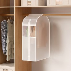 마샤투 반투명 통기성 드레스룸 행거 먼지덮개, 2개, 1개입