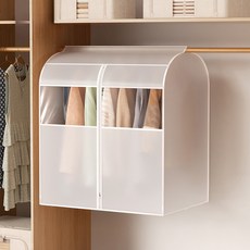 마샤투 반투명 통기성 드레스룸 행거 먼지덮개, 1개, 1개입