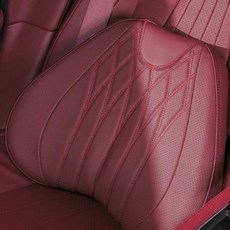 CRONICLE Max Line 全包覆全車型通用腰椎支撐腰靠墊, 火山紅, 1個