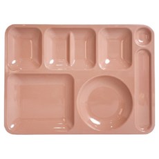 Living Mate韓國產美耐皿團體供餐標準型餐盤, 獨立粉紅色