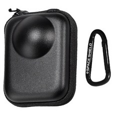 스페이스쉴드 DJI 오즈모 360 키링 하드 파우치 블랙, 1개