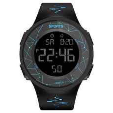 逍遙商會 簡約圓形防水軍人學生時尚運動手錶, 1個, 蜘蛛