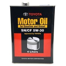 TOYOTA 豐田 5W30 機油 日版, 1個, 單一商品