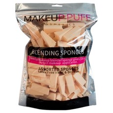 Selvia 大容量化妝粉撲 化妝海綿 70入, 1個, 膚色