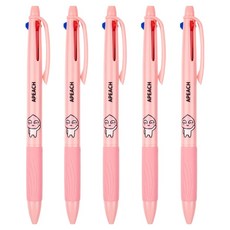 KAKAO FRIENDS 3色原子筆 0.7mm, Apeach, 5個