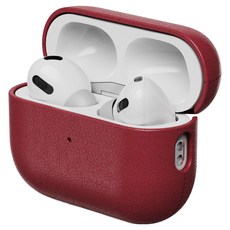 NUART 現代皮革保護殼, AirPods Pro 3, 酒紅色