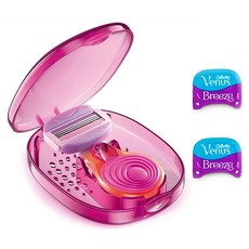 Gillette 吉列 便攜式絲滑美體刀+替換刀頭2個, 1個, 2個裝