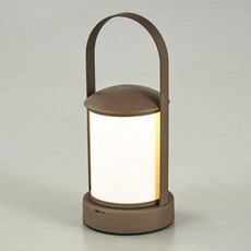 비츠조명 LED 달리에 충전식 스탠드 무드등, 브라운