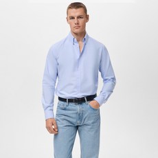 MANGO 男款 OXFORDF 襯衫 17095156