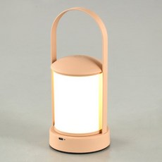 비츠조명 LED 달리에 충전식 스탠드 무드등, 핑크