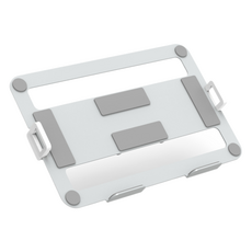 와이홉 가스 스프링 모니터암 노트북 트레이, 실버