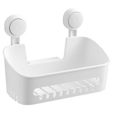 TAILI 太力 真空吸盤浴室置物架 AW639, 1個, 白色