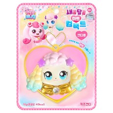 리더스인팜 캐치티니핑 하트컴팩트 포실핑 키즈캔디, 딸기맛, 10g, 1개