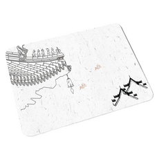 Daon 獨特可愛滑鼠墊 260 x 210 x 2 mm, TYPE 2, 1個