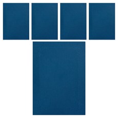 sewoose 插入式金色彩帶紙質獎狀夾, 5個, 深藍色