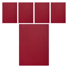 sewoose 插入式金緞帶紙質獎狀夾, 5個, 紫紅色