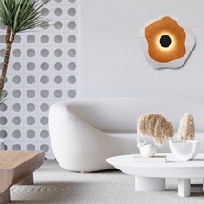 Meliving LED DS Pablo Tona 三色變換 遙控 低頻閃 壁燈 5W, 灰色 + 米色(霧面)