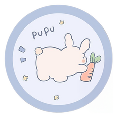 다온 귀여운 마우스패드 220 x 220 x 3 mm, TYPE 10, 1개