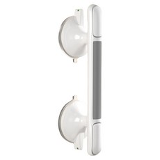 真空吸盤扶手 夜光設計無障礙安全扶手, 1個, 白灰色