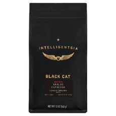 INTELLIGENTSIA Black Cat 手工烘焙咖啡原豆, 1個, 原豆(未研磨), 340g