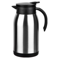 plala 不鏽鋼保溫保冷水壺, 銀色, 1個, 900ml