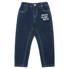 LAUGHING CHILD 捲邊寬鬆丹寧褲