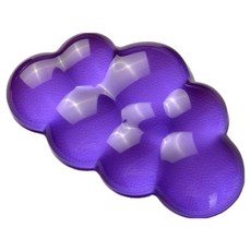 쿠슝 구름 손목 받침대 팜레스트 패드 마우스, 투명 보라색, 1개