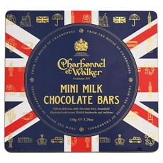 Charbonnel et Walker 英國國旗迷你牛奶巧克力棒, 150g, 1個