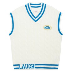 LaughingChild 學院風針織背心