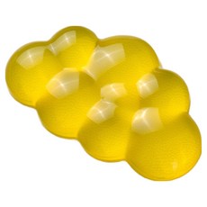 쿠슝 구름 손목 받침대 팜레스트 패드 마우스, 투명 옐로우, 1개