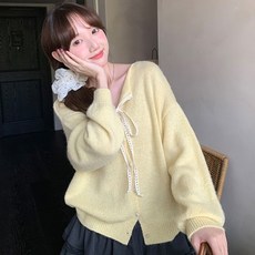 어썸풀 여성용 레이스 스웨터 가디건 A25FC081909