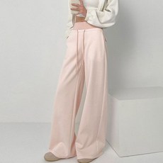 PEONIST 女款高腰訓練寬版鬆緊長褲