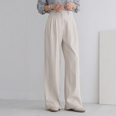 andstyle 女性專屬 短版/基本/長版 第4彈 摩登細褶寬版西裝褲 264381