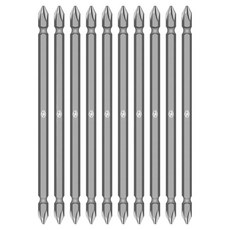 JONGWON 高強度六角柄磁性兩用十字螺絲起子頭 150mm PH2, 10個