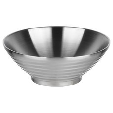 plala 雙波紋不鏽鋼碗 18cm, 銀色, 1個