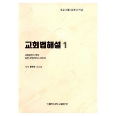 教會法解說 1 ： 教會法典的歷史 一般規範 第1-203條, 鄭鎮奭, 天主教大學出版部, 9788971083338