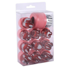 YIYE 億燁 不鏽鋼切花器12件組, 1套, 紅色