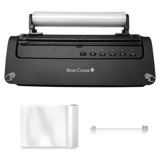 Beancruise 雙發熱線完美真空家用真空包裝機 BCV-150BK + 真空袋 + 切割刀套組, 混合色