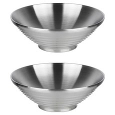 plala 雙波浪不鏽鋼碗 22cm, 銀色, 2個